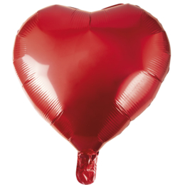 Ballon Metal "Coeur" "Rouge" 46Cm -Decoration Ballon-