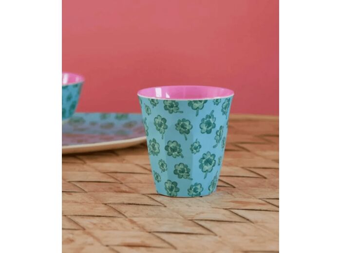 GOBELET MELAMINE 250ML - TREFLES