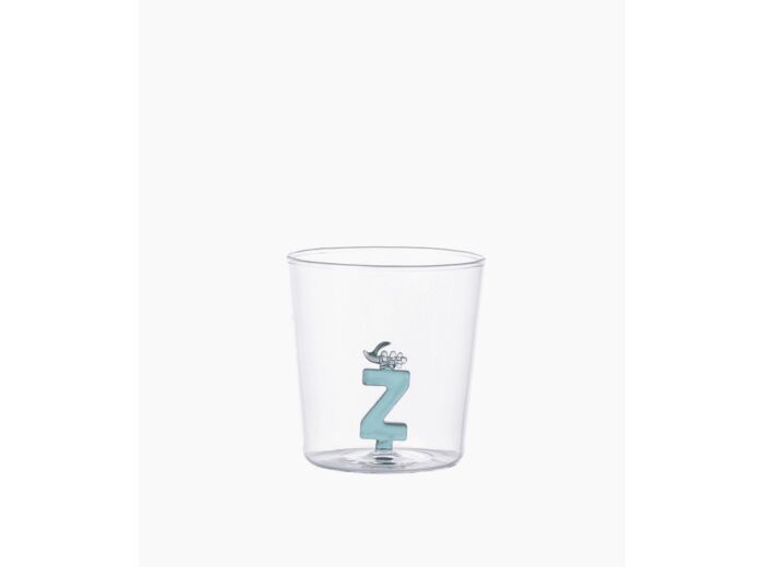 Verre nature alphabet Z raisin