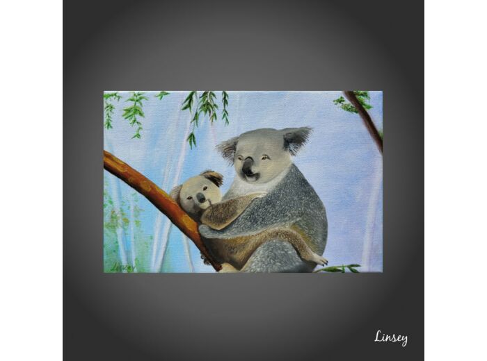 Tableau enfant Eora - Bébé et maman koala