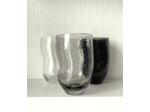 VERRE GOBELET TRIBU - GRIS D7 H11CM