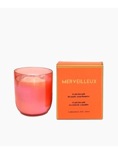 BOUGIE MESSAGE MERVEILLEUX PATCHOULI D7.3 H9CM