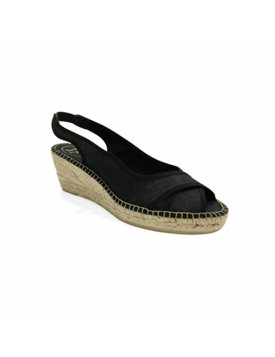 Espadrilles compensées BRISA Noir TONI PONS