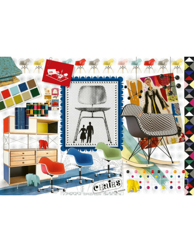 Puzzle 1000 p - Le design Spectrum par Eames