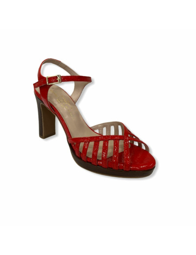 Sandale talon Rouge BRENDA ZARO