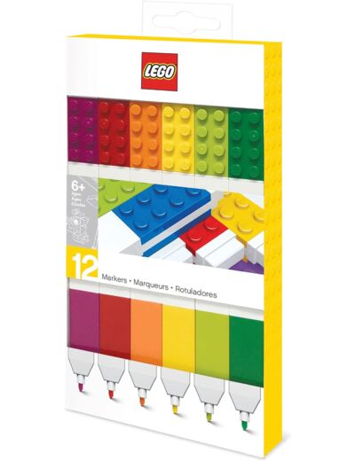 Pennarelli Lego. Confezione 12 Colori Rétractable