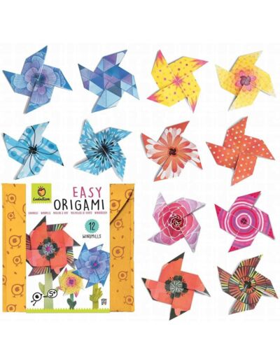 Easy Origami - Moulins à vent