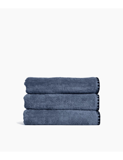 Serviette de bain  70 x 130 cm en Coton - Denim