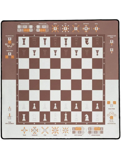 Tapis Échecs Pédagogique (60X60 cm)