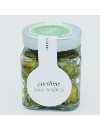 Courgettes "Alla Scapece" (Rondelles)  À L'Huile D'Olive 180 Gr.