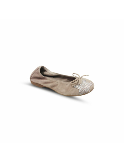 Ballerines VOLGA strass peau REQINS