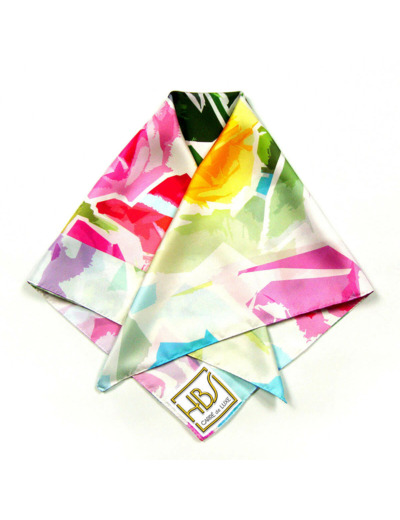 Foulard Roses sur Mesure