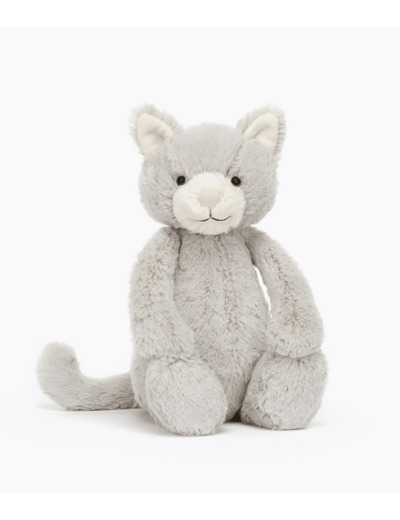 PELUCHE BASHFUL KITTY ORIGINAL - GREY ( MEDIUM )