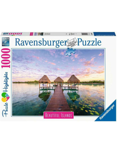 Puzzle 1000 p - Vue sur les tropiques (Puzzle Highlights, Îles de rêve)