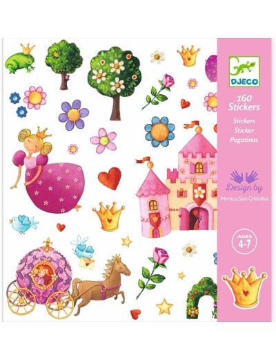 160 Djeco – Stickers – Princesse Marguerite