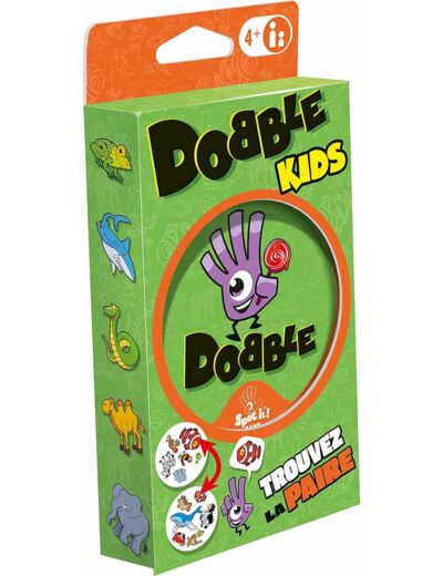 Zygomatic | Dobble : Kids - Édition 2021 | Jeu de société | À partir de 4 ans | 2 à 5 joueurs | 10 minutes Dobble Kids
