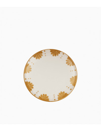 Assiette plate MENTON - Jaune