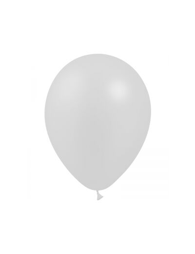 50 Ballons Metalise 28-30Cm "Argent" -Decoration-Ballon-Anniversaire-