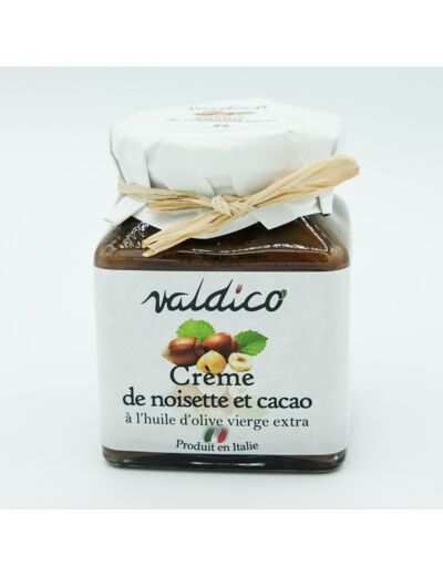 Crème De Noisettes Et Cacao À L'Huile D'Olive Vierge Extra 320 Gr.