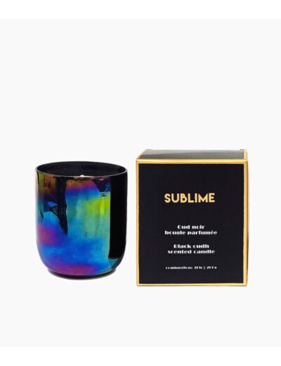 BOUGIE MESSAGE SUBLIME OUD NOIR D7.3 H9CM