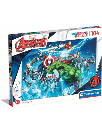 Puzzle Avengers - 104 Pièces - 6 ans