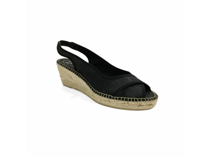 Espadrilles compensées BRISA Noir TONI PONS