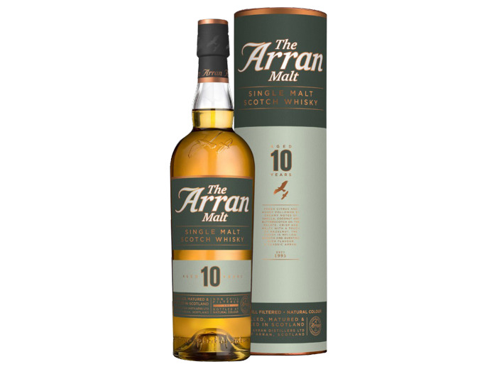 WHISKY ECOSSE HIGHLANDS SINGLE MALT ARRAN 10 ANS 46% 70CL