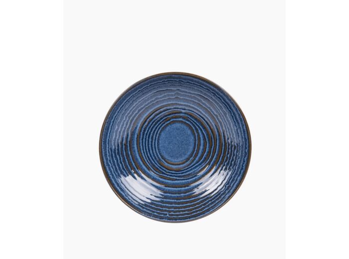 ASSIETTE CALOTTE MOON BLEU - 22CM