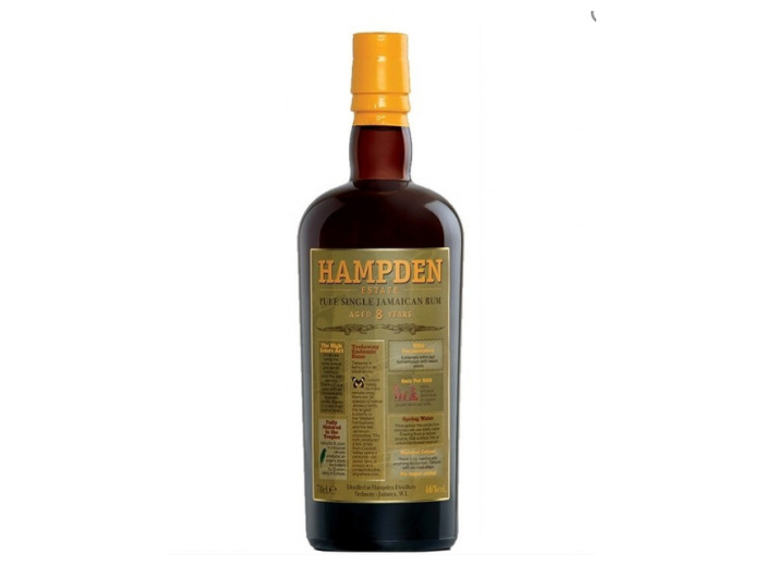 RHUM JAMAIQUE HAMPDEN 8 ANS 46% 70CL