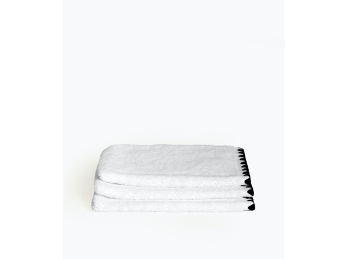 Gant de toilette en Coton 15 x 21 cm - Blanc