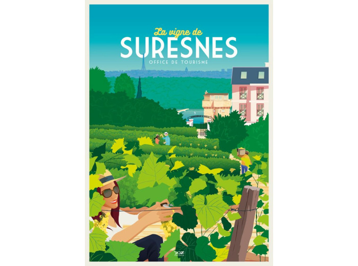 Affiche Doz La Vigne De Suresnes