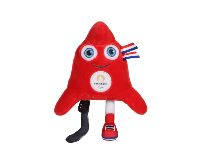 Peluche Mascotte Paralympique JO 2024 - 25 cm