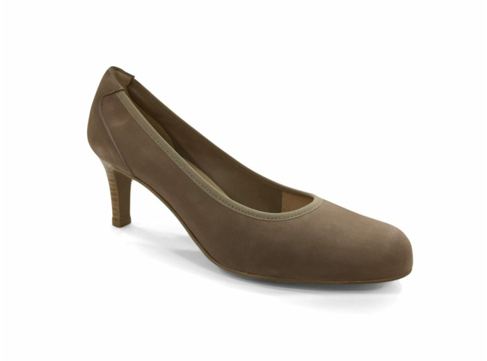 Escarpin talon Taupe  BRENDA ZARO