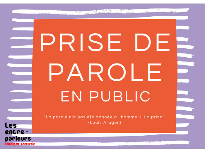 Prise de Parole en public - 3 Séances de 1h