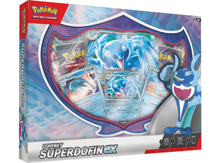 Pokémon : Coffret Superdofin-ex (06/24)