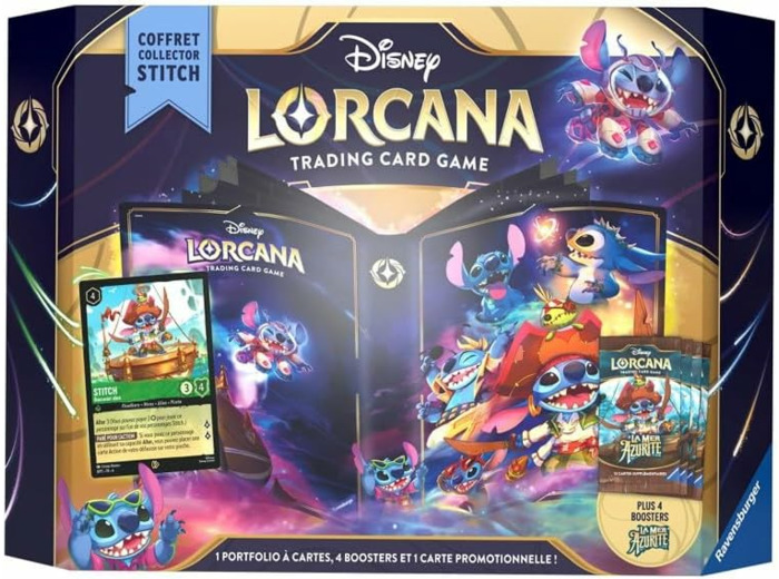 Lorcana S6 La Mer Azurite - Coffret Collector Stitch