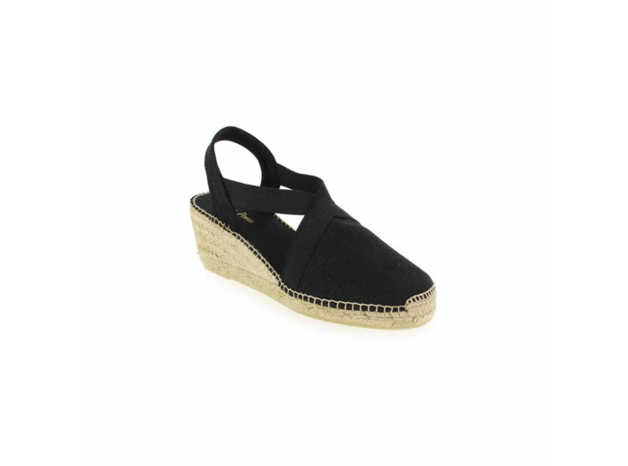 Espadrilles compensées TER Noir TONI PONS