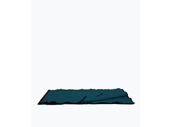 Set de table 35 x 45 cm en Lin lavé - Bleu de Prusse