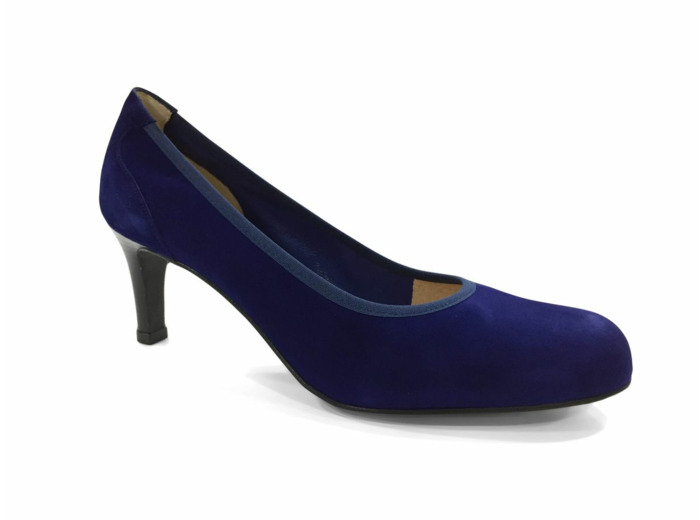 Escarpin talon Bleu BRENDA ZARO