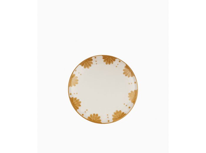 Assiette plate MENTON - Jaune