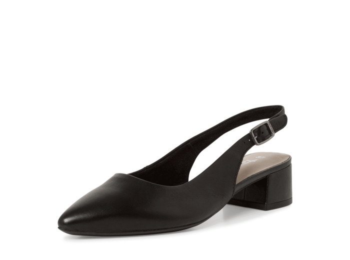 Escarpin petit talon bride arrière Noir TAMARIS