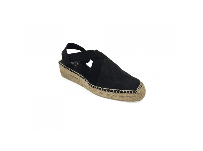 Espadrilles compensées VIC Noir TONI PONS