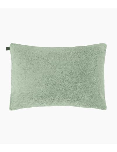 HOUSSE DE COUSSIN EN ÉPONGE - CELADON - 40X60CM