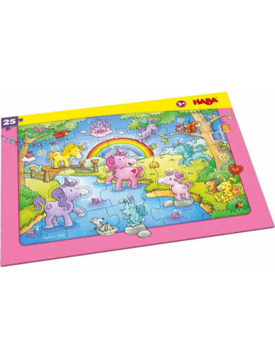 Puzzle Cadre Licornes dans les Nuages