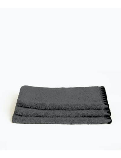 Gant de toilette en Coton 15 x 21 cm - Granit