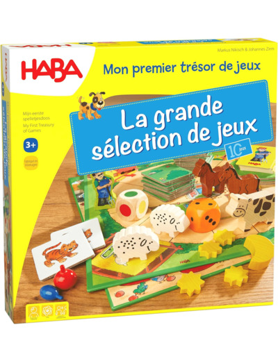 Mon premier trésor de
jeu - La grande sélection de jeux HABA