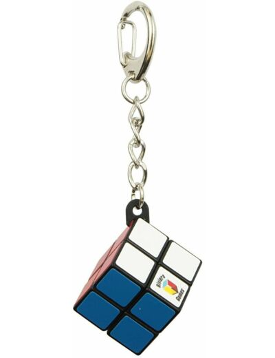 Porte-clés cube simple - Attache Mousqueton