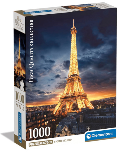 Clementoni 1000 - 39703 Compact Eiffel Tower