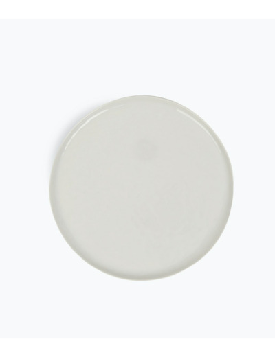 Assiette plate en Porcelaine blanche