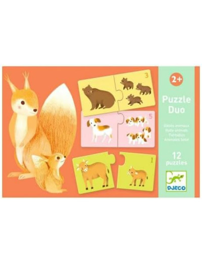 Bébés animaux - Puzzles duo-trio